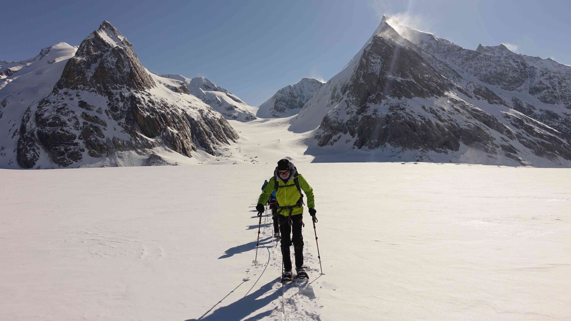 1 Mai Schneeschuhtour Jungfraugebiet Lötschental Alex Gisler DSC04582