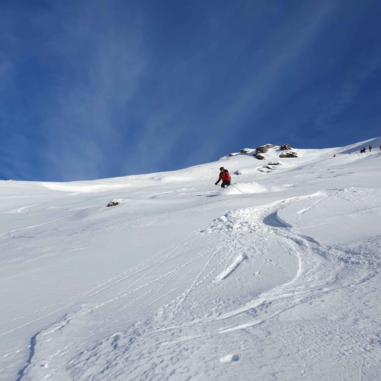 Silvester Neujahr Berchtoldstag Skitouren Arolla Val d Herens 20240101 144328