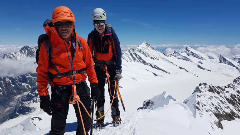 Hochtouren anspruchsvoll Berner Oberland Moench Jungfrau Alex Gisler 20180618 135153